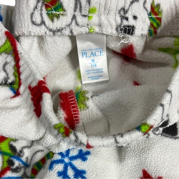 Polar Bear Christmas Pajamas sz 7/8 - Picture 5 of 5